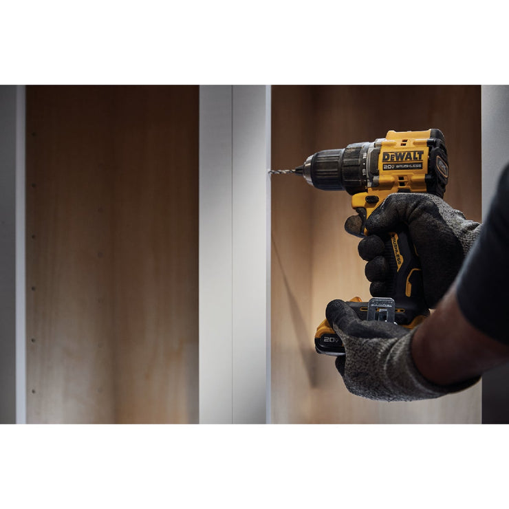 Image of DEWALT ATOMIC 20V MAX Brushless 1/2 In. Compact Cordless Drill/Driver Kit with 2.0 Ah Battery & Charger