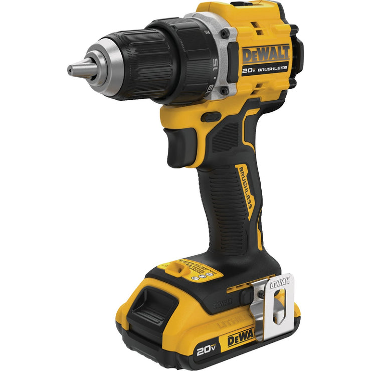 Image of DEWALT ATOMIC 20V MAX Brushless 1/2 In. Compact Cordless Drill/Driver Kit with 2.0 Ah Battery & Charger