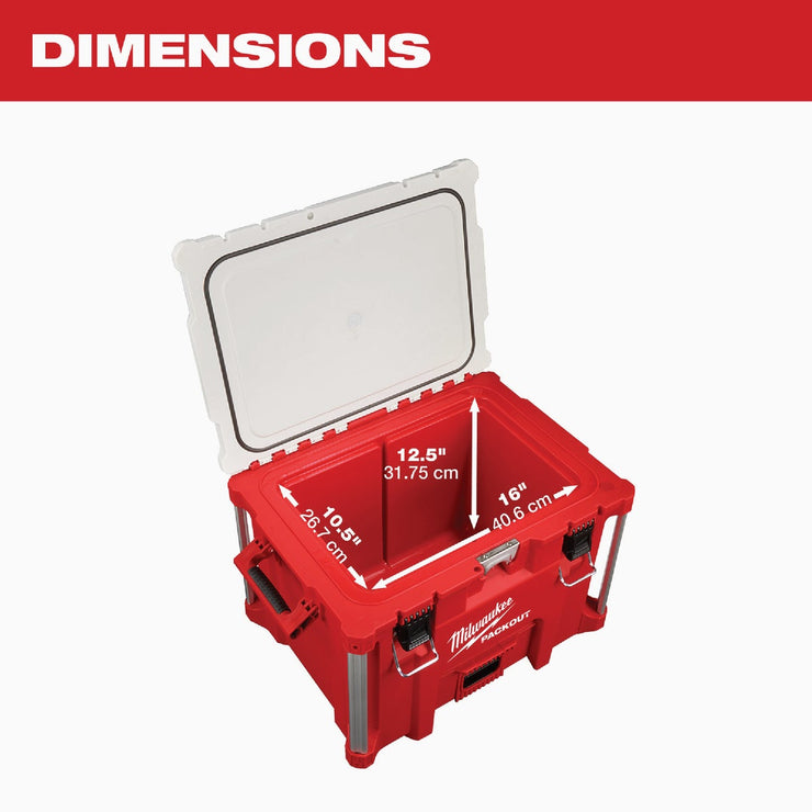 Image of Milwaukee PACKOUT 40 Qt. XL Cooler, Red