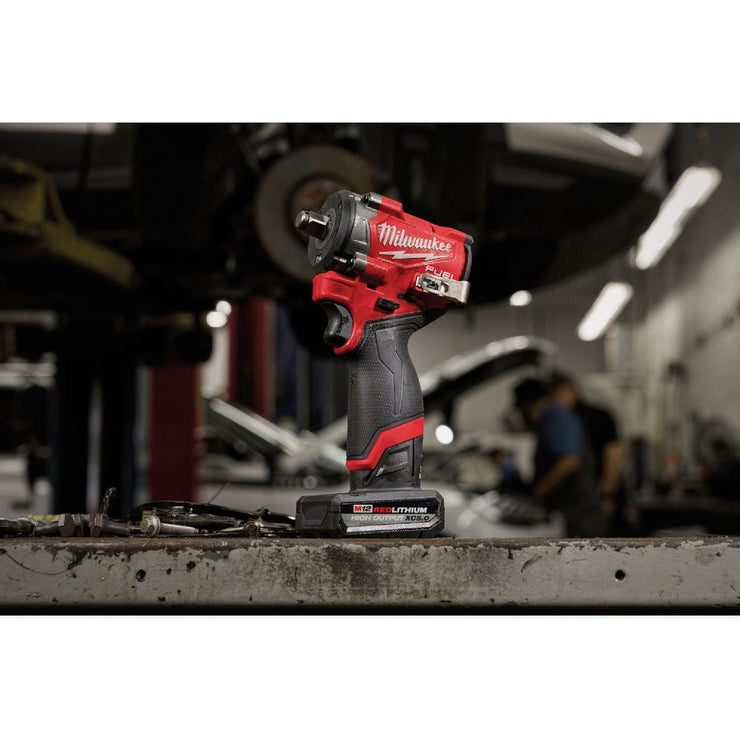 Image of Milwaukee M12 FUEL Brushless 1/2 In. Stubby Cordless Impact Wrench (Tool Only)