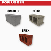 Image of Milwaukee 8-Piece SDS Plus M/2 2-Cutter Drill Bit Kit