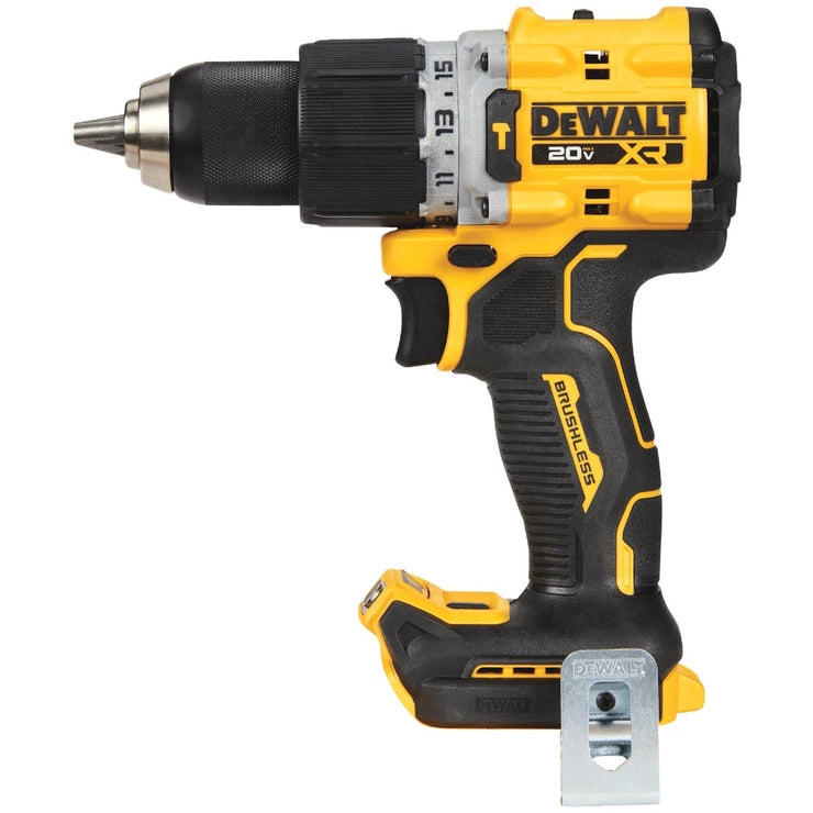 Image of DEWALT 20V MAX XR Lithium-Ion Brushless 1/2 In. Compact Cordless Hammer Drill (Tool Only)