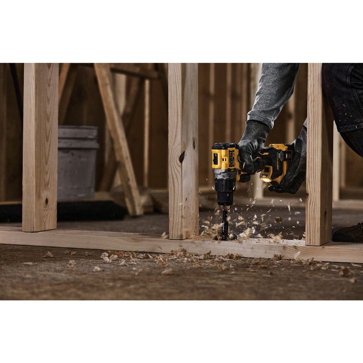 Image of DEWALT 20V MAX XR Lithium-Ion Brushless 1/2 In. Compact Cordless Hammer Drill (Tool Only)