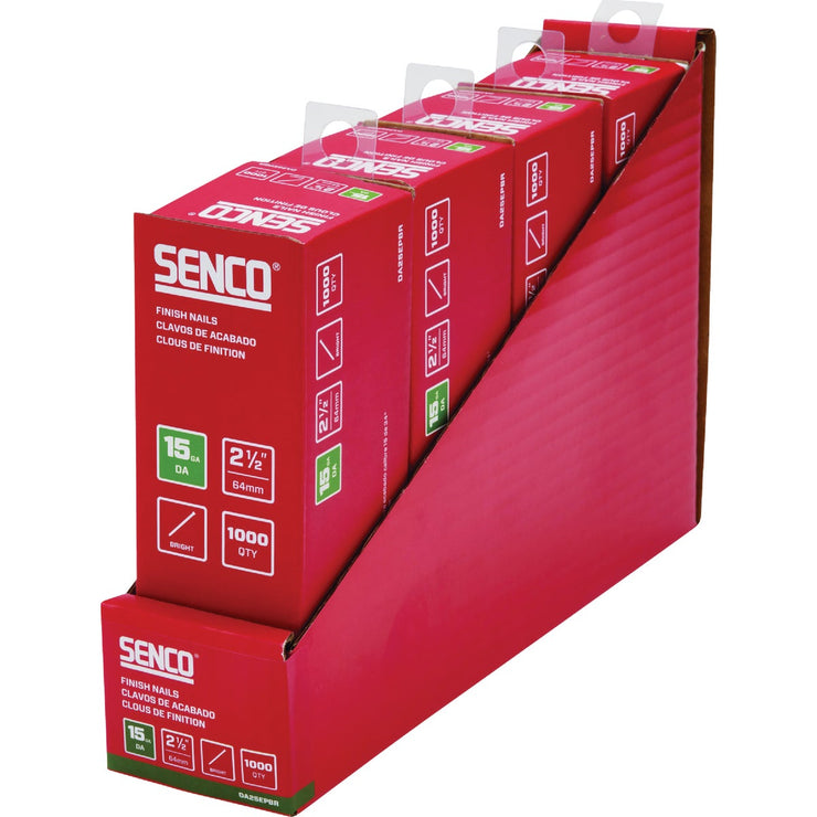 Image of Senco 2 In. 15-Gauge Galvanized Straight Finish Nail (1000 Ct.)
