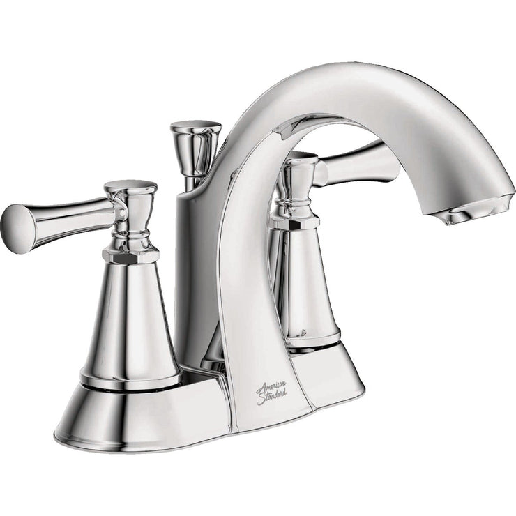 Image of American Standard Chancellor 2-Handle Lever 4 In. Centerset Bathroom Faucet with Pop-Up, Chrome 