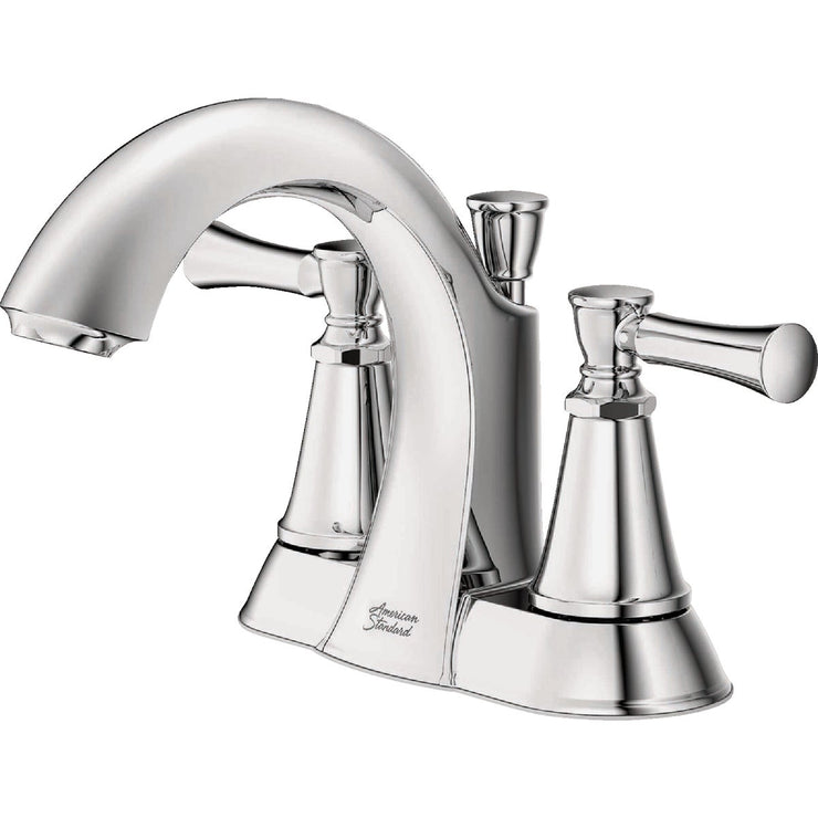 Image of American Standard Chancellor 2-Handle Lever 4 In. Centerset Bathroom Faucet with Pop-Up, Chrome 