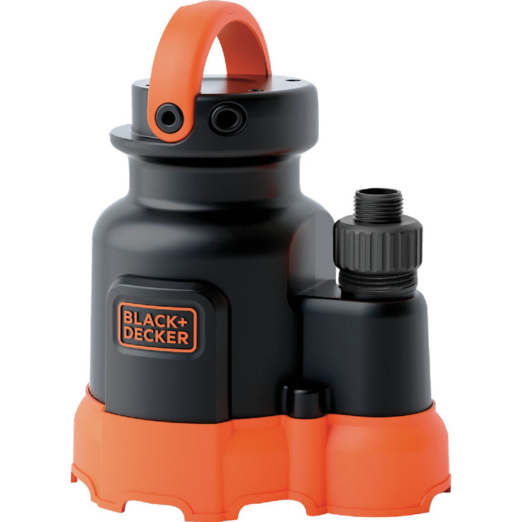 Image of Black & Decker 1/6 HP 2000 GPH Submersible Water Pump