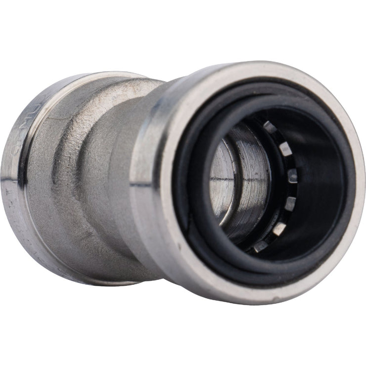 Image of QuickFitting 1/2 In. Push-to-Connect Stainless Steel Straight Coupling