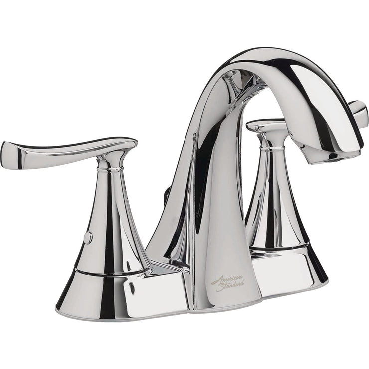 Image of American Standard Chatfield Chrome 2-Handle Lever 4 In. Centerset Bathroom Faucet with Pop-Up
