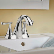 Image of American Standard Chatfield Chrome 2-Handle Lever 4 In. Centerset Bathroom Faucet with Pop-Up