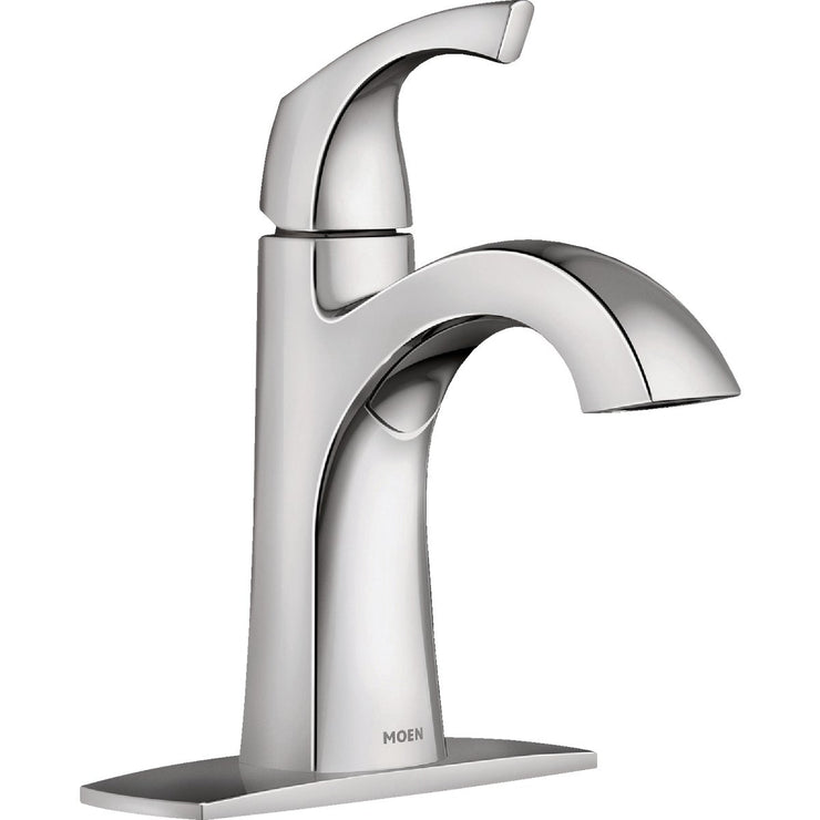 Image of Moen Lindor 1-Handle Lever Centerset Bathroom Faucet, Chrome