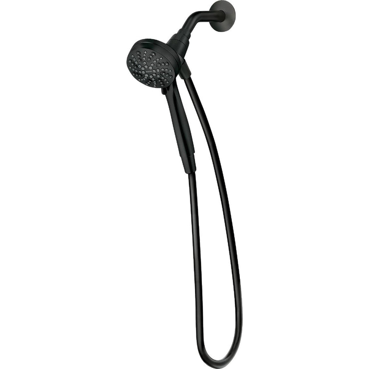 Image of Moen Engage 6-Spray 1.75 GPM Handheld Shower Head with Magnetix, Matte Black