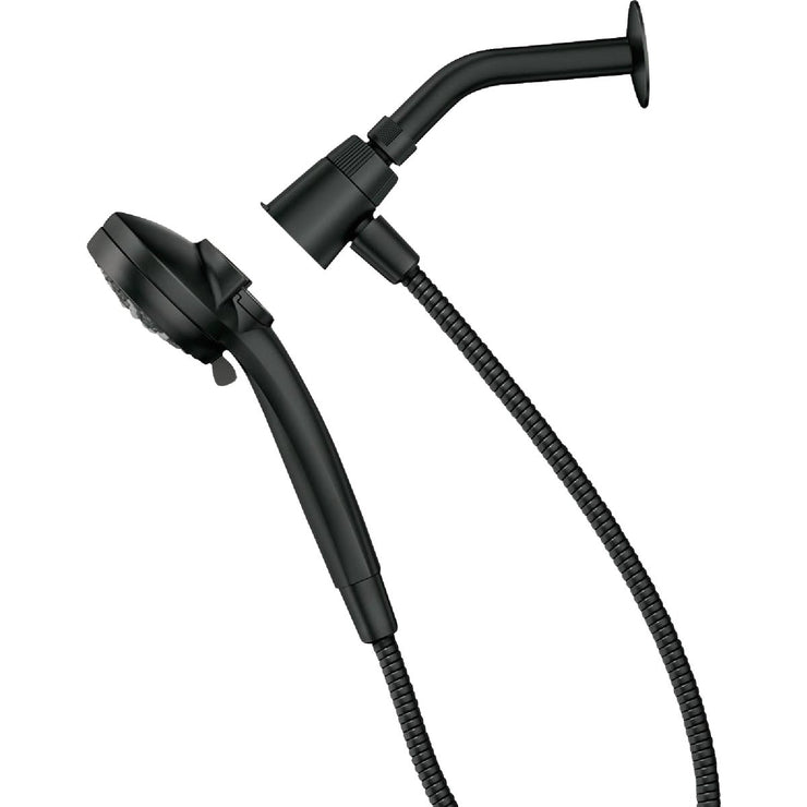 Image of Moen Engage 6-Spray 1.75 GPM Handheld Shower Head with Magnetix, Matte Black