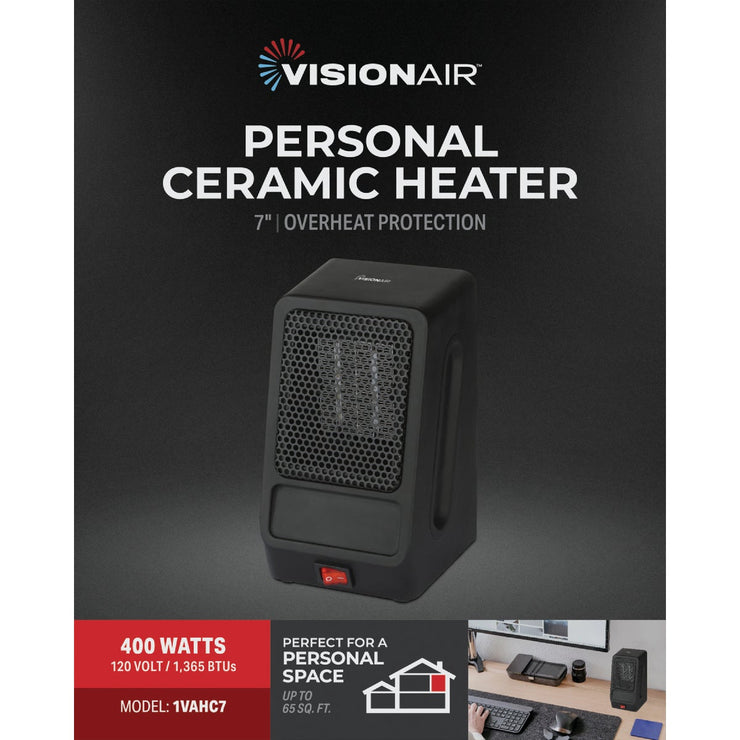 Image of Vision Air 7 In. 400W Fan Forced Ceramic Heater