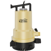 Image of K2 1/4 HP 2-In-1 Submersible Utility & Transfer Pump