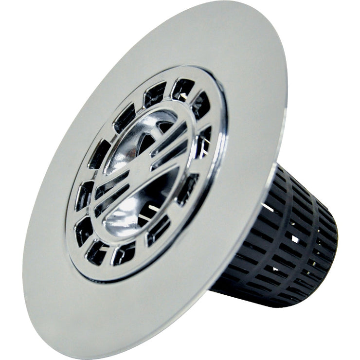 Image of Danco Chrome Hair Catcher For Shower Drain
