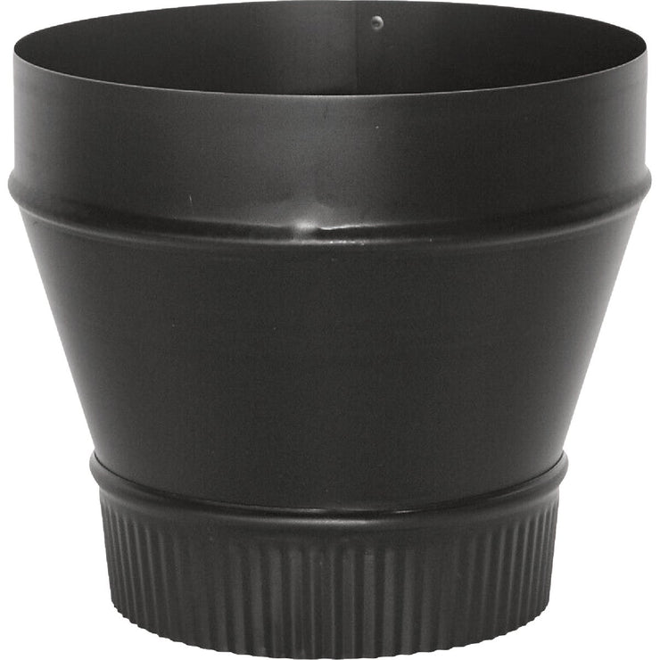 Image of Imperial 6 In. x 5 In. 24 Ga. Thick Wall Black Reducer