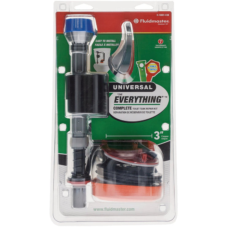 Image of Fluidmaster PerforMax Toilet Fill Valve & 3 In. Everything Toilet Repair Kit