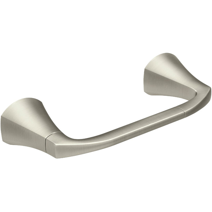 Image of Moen Lindor Wall Mount Pivoting Toilet Paper Holder, Spot Resist Brushed Nickel