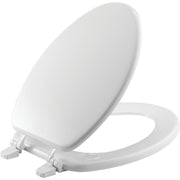 Image of Mayfair by Bemis Elongated White Enameled Wood Toilet Seat
