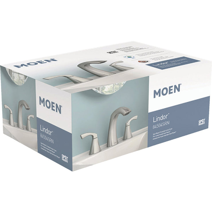 Image of Moen Lindor 2-Handle Lever Widespread Bathroom Faucet, Chrome