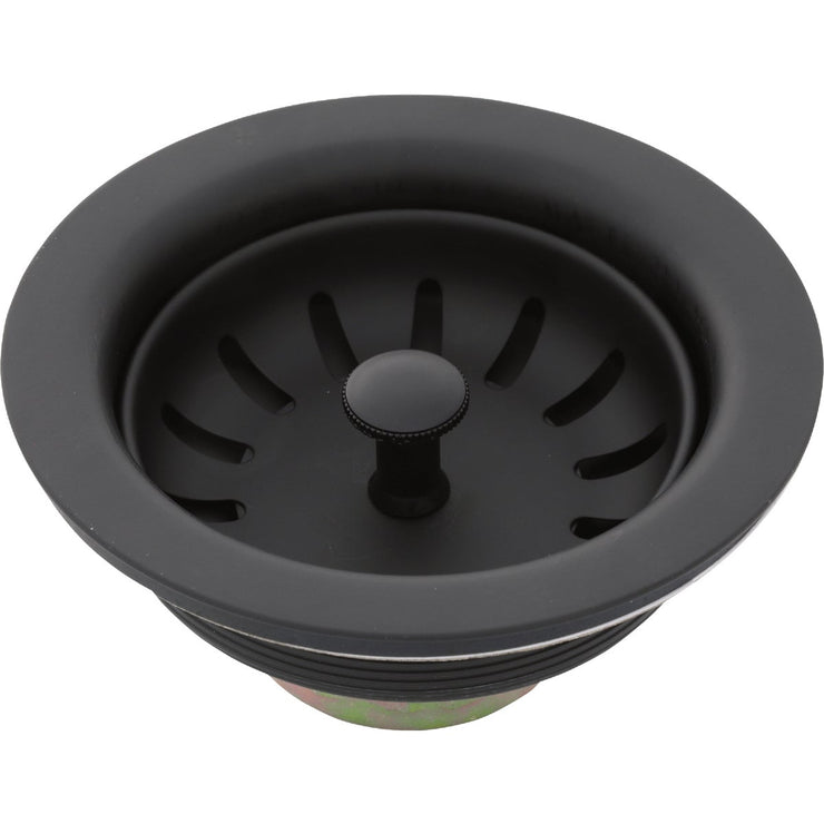 Image of Danco Matte Black 3-1/2 In. Basket Strainer Assembly