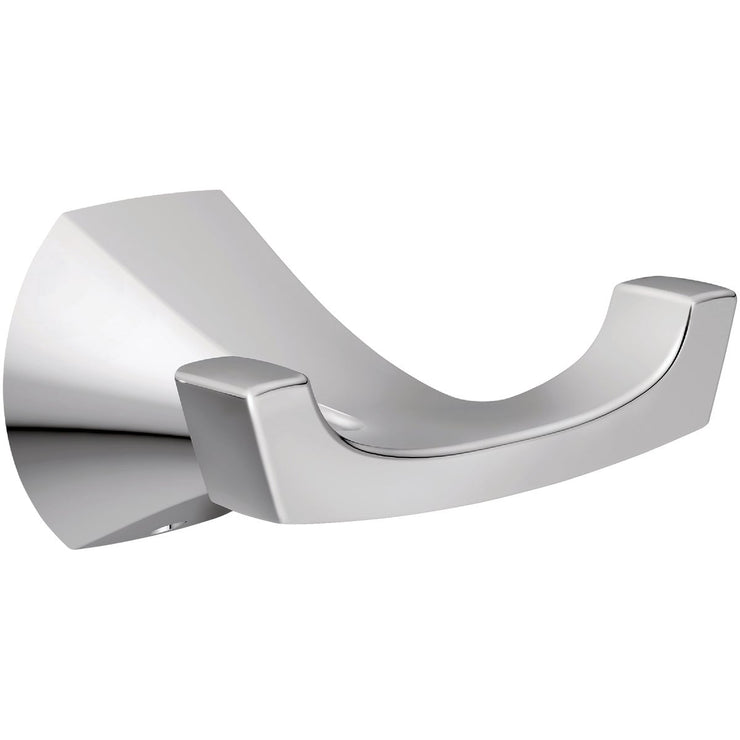 Image of Moen Lindor Double Robe Hook, Chrome