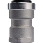 Image of QuickFitting 3/4 In. Push-to-Connect x 3/4 In. FNPT Stainless Steel Straight Female Adapter