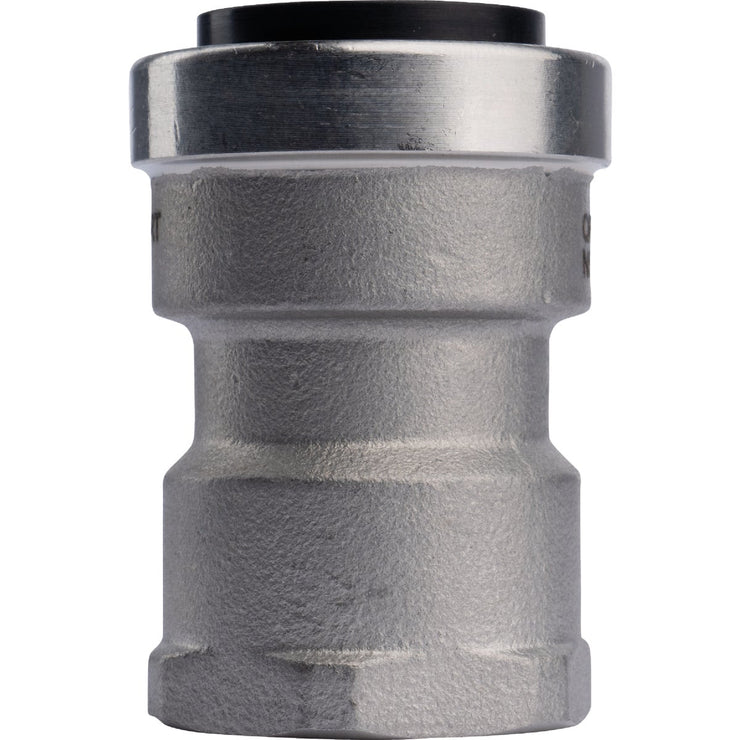Image of QuickFitting 3/4 In. Push-to-Connect x 3/4 In. FNPT Stainless Steel Straight Female Adapter