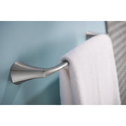 Image of Moen Lindor 24 In. Towel Bar, Spot Resist Brushed Nickel