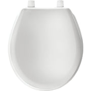 Image of Mayfair by Bemis Round White Plastic Toilet Seat