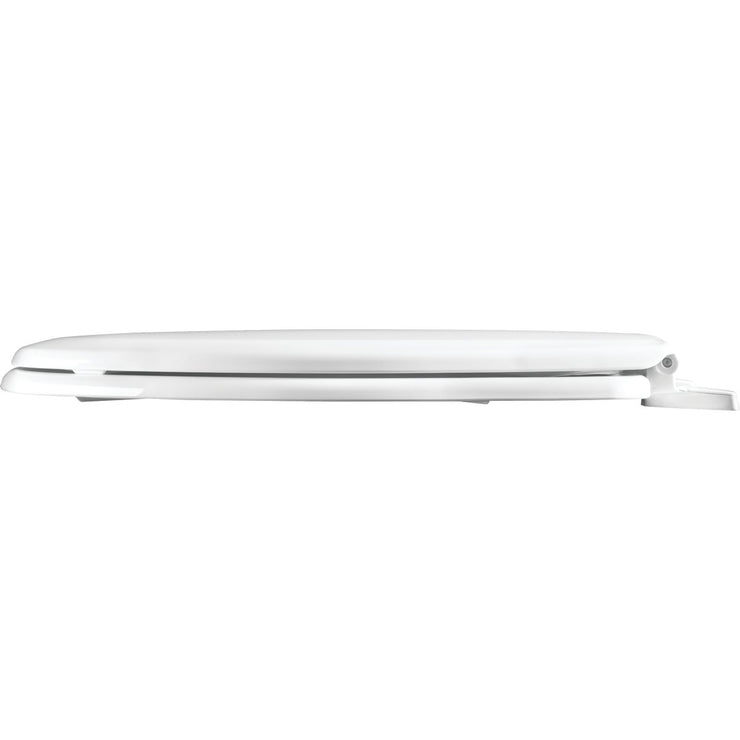 Image of Mayfair by Bemis Round White Plastic Toilet Seat