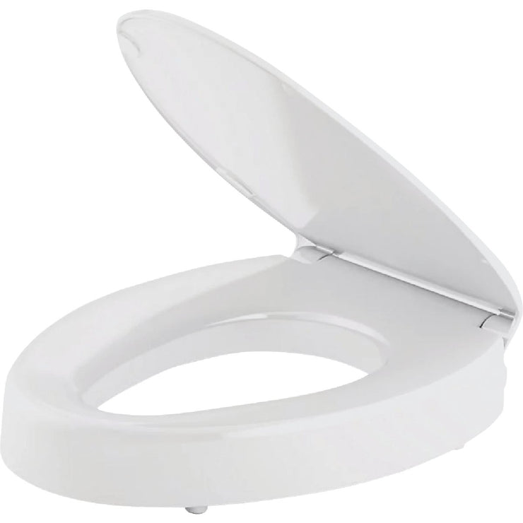 Image of Kholer Hyten Quiet-Close Elevated Elongated Toilet Seat, White