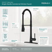 Image of Peerless Precept 1-Handle Commercial Kitchen Faucet
