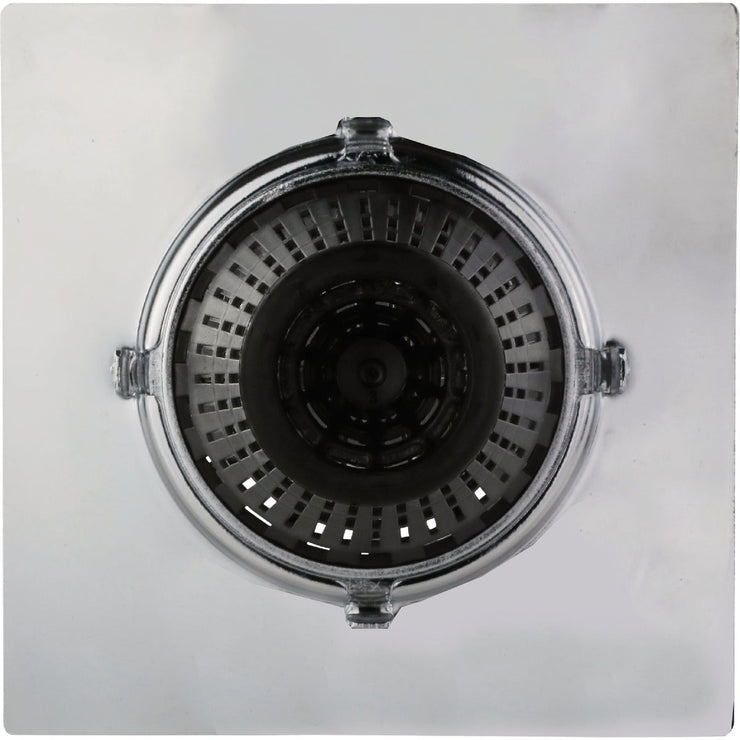 Image of Danco Chrome Square Hair Catcher For Shower Drain