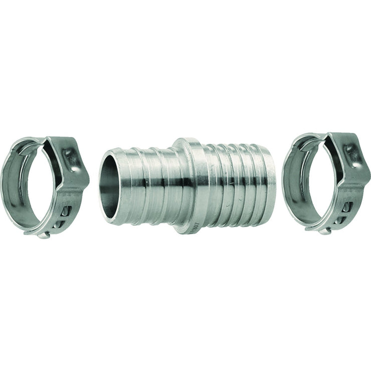Image of Plumbeeze Transition 3/4 In. Polybutylene, Stainless Steel PEX-B Coupling