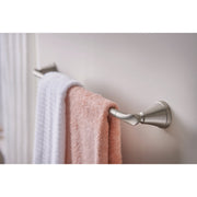 Image of Moen Tiffin 18 In. Towel Bar, Brushed Nickel