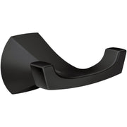 Image of Moen Lindor Double Robe Hook, Matte Black