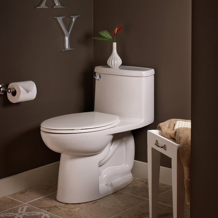 Image of American Standard Cadet 3 Compact White Right Height Elongated Bowl 1.28 GPF Toilet