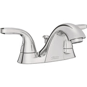 Image of American Standard Cadet Chrome 2-Handle Lever 4 In. Centerset Bathroom Faucet with Pop-Up