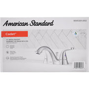 Image of American Standard Cadet Chrome 2-Handle Lever 4 In. Centerset Bathroom Faucet with Pop-Up