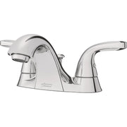 Image of American Standard Cadet Chrome 2-Handle Lever 4 In. Centerset Bathroom Faucet with Pop-Up