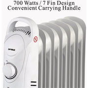 Image of Optimus 700W 120V Mini Oil Filled Radiator Heater