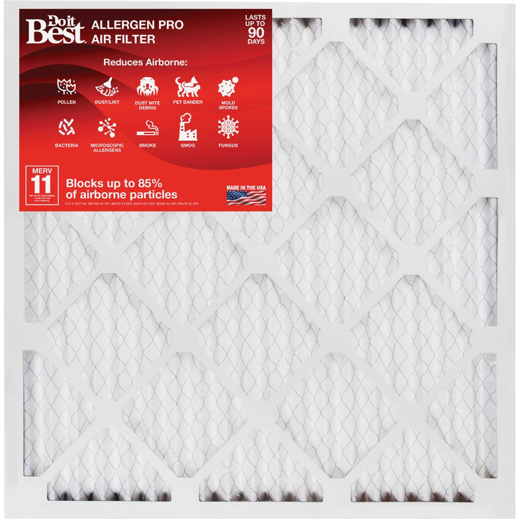 Image of Do it Best 18 In. x 18 In. x 1 In. MERV 11 Furnace Filter