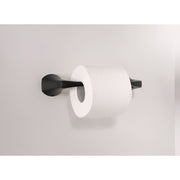Image of Moen Lindor Wall Mount Pivoting Toilet Paper Holder, Matte Black