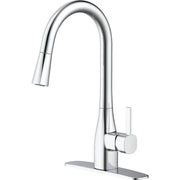 Image of Home Impressions 1-Handle Pull-Down Kitchen Faucet, Chrome