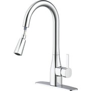 Image of Home Impressions 1-Handle Pull-Down Kitchen Faucet, Chrome