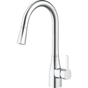 Image of Home Impressions 1-Handle Pull-Down Kitchen Faucet, Chrome