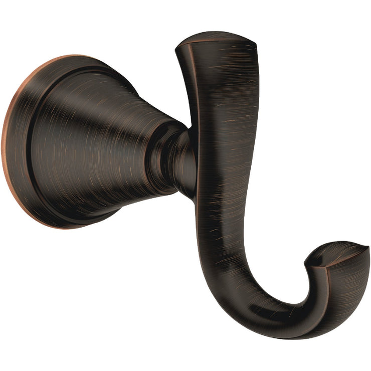 Image of Moen Tiffin Single Robe Hook, Mediterranean Bronze 