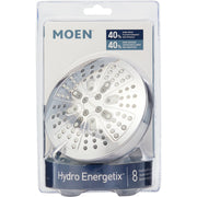 Image of Moen Hydro Energetix 8-Spray 1.75 GPM Fixed Shower Head, Chrome